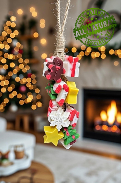 Doğal Yılbaşı Konseptli Salkım El Yapımı Sabun -SACURE