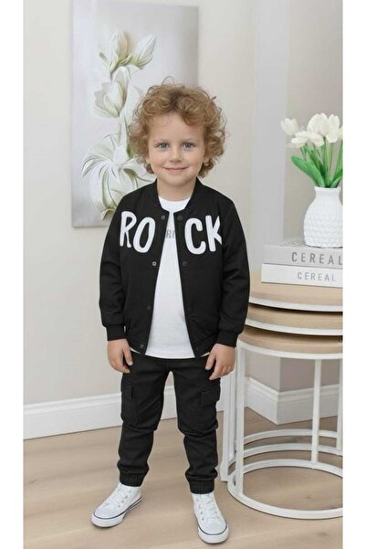 zavera for kids Set de lenjerie din 3 piese pentru băieți - Jachetă - Body - ...