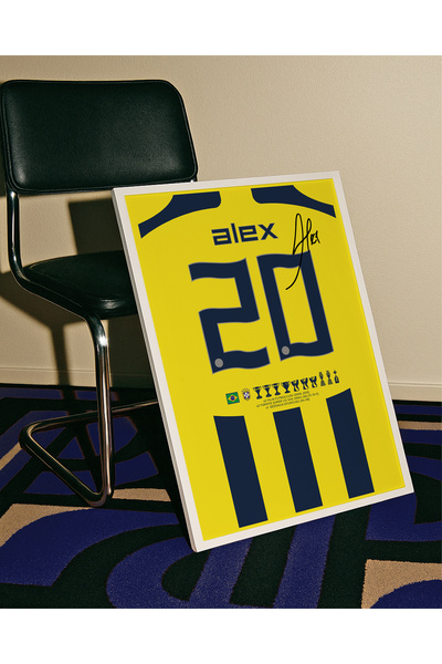 Base Concept Alex 20 Forma İllustrasyon Poster Tablo (Çerçeveli)