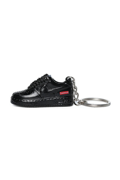 Supreme x Air Force 1 Low "Black" Breloc