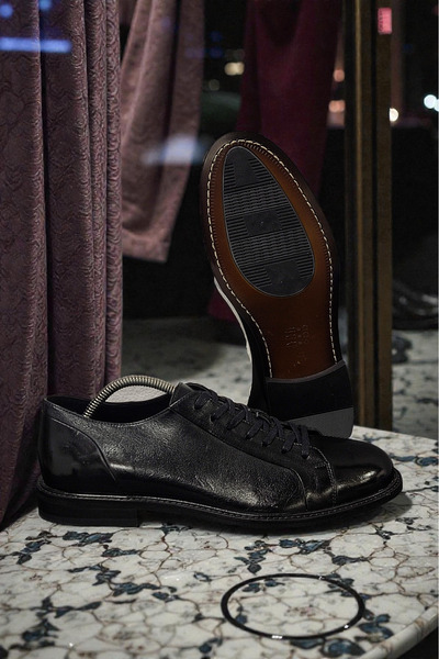 VİVA SHOES 100% Genuine Leather Leather Sole Casual Men's Shoes