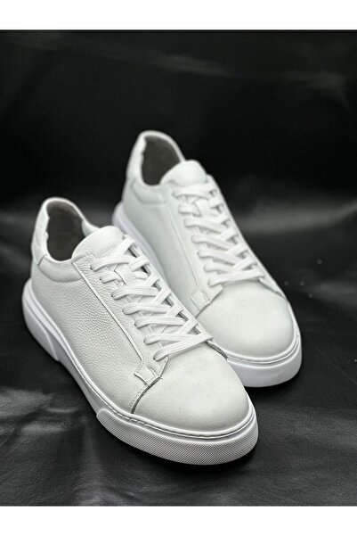Derify Large Size Men's Eva Sole Genuine Leather Sneaker – Inner and Outer Le...