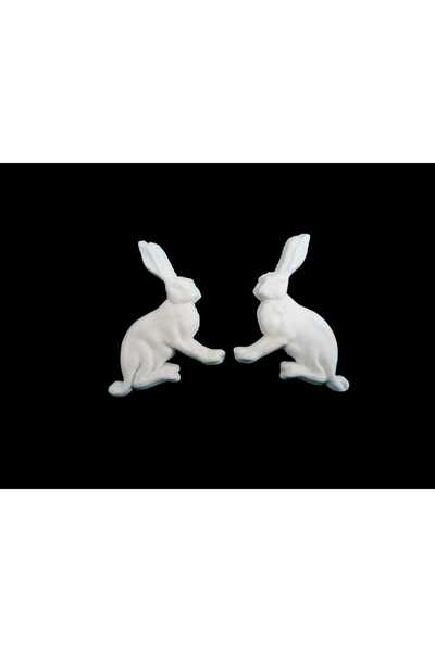 LİNEART Aplice flexibilă cu iepurași, Nr.:EA61 Lemn, Renovare mobilier, Decorare mobilier 5x3cm