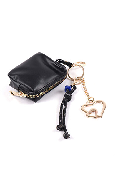 Faik Sönmez Mini Çanta Kalp Kombinli Anahtarlık W26ANH004