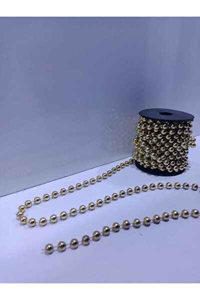 Royall Craft سلسلة خرز زخرفية ذهبية اللون بطول 5 أمتار، إكسسوار أنيق لعيد الم...