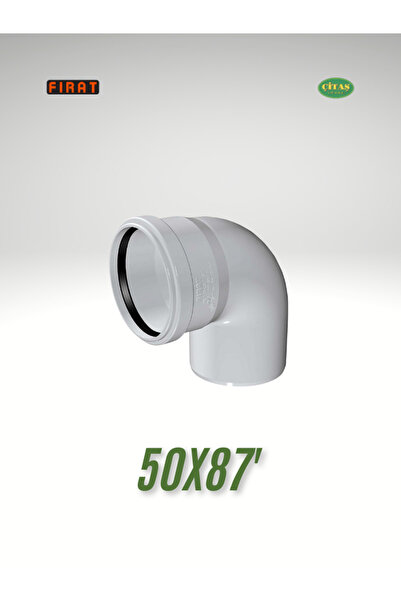 ÇİTAŞ FIRAT 50'LİK 90 DERECE PVC DİRSEK 3.2 MM 50X87'