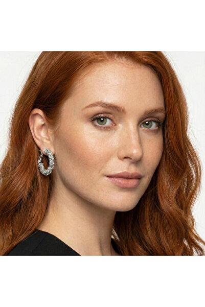 Theory Jewelry أقراط ثورن سيركل - لون فضي