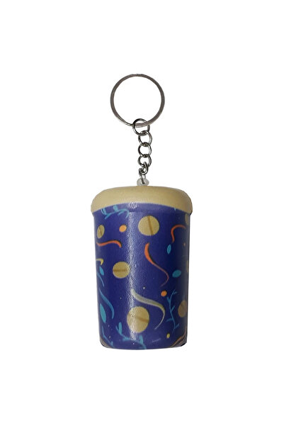 CNS Concept سلسلة مفاتيح SQUISHY LACİVERT COFFE باللون الأزرق الداكن