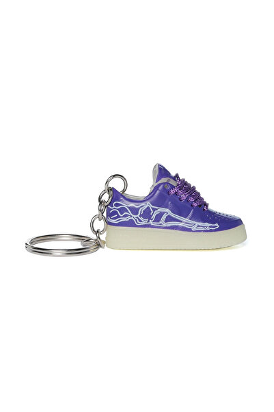Nike Air Force 1 "Low" '07 QS "Purple Skeleton Halloween" Keychain