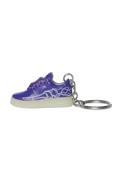 Nike Air Force 1 "Low" '07 QS "Purple Skeleton Halloween" Keychain