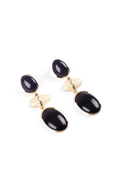 Faik Sönmez Renk Bloklu Taş Küpe W26KUP008