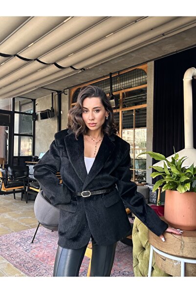 Dokulu Blazer Ceket