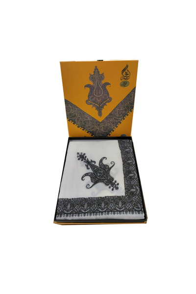 Sham شال صوف اصلي كشميري خامة ممتازة