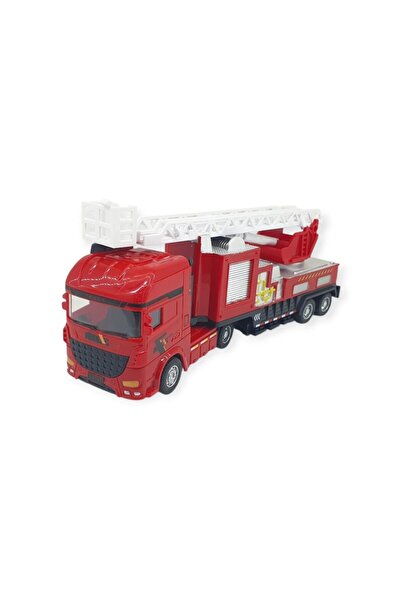 Lisinya Metal Fire Truck - with Straight Ladder 26cm - 706-45 (Lisinya) Tygoo