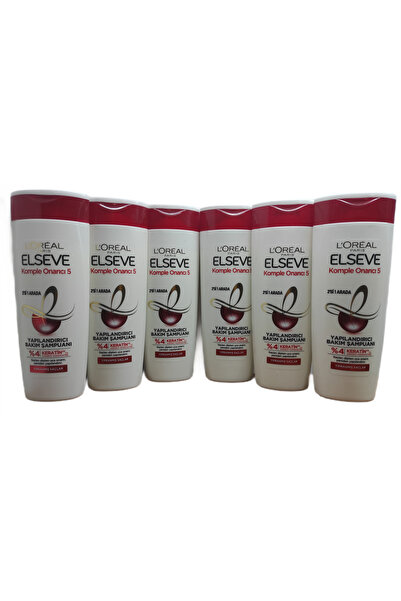 ELSEVE Komple Onarıcı 5 2'si 1 Arada Yapılandırıcı Bakım Şampuanı 360 ml X 6 Adet