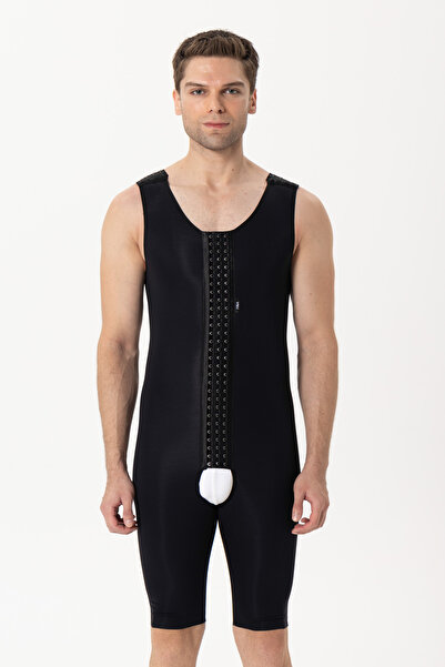 H&A Korse Liposuction Kopçalı Diz Üstü Korse Erkek Jinekomasti Liposuction Am...