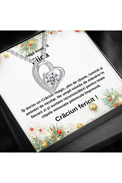 AVAMSI Set Cadou Craciun Fiică LD748P Colier cu Pandativ Secretul Inimii din ...