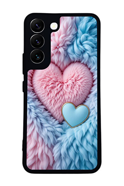 Aksel Kılıf متوافق مع هاتف سامسونج جالاكسي S22 مطبوع ، أسود غير لامع، سيليكون...