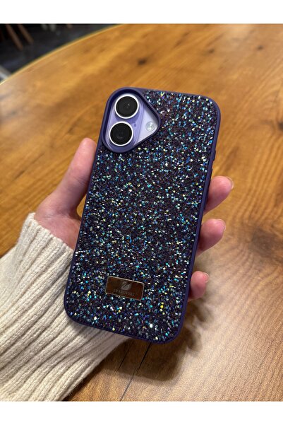 daystar حافظة هاتف ملونة مرصعة بالأحجار متوافقة مع آيفون 17