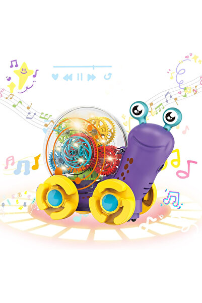 OEM Electric educational toy with light and music - Transparent