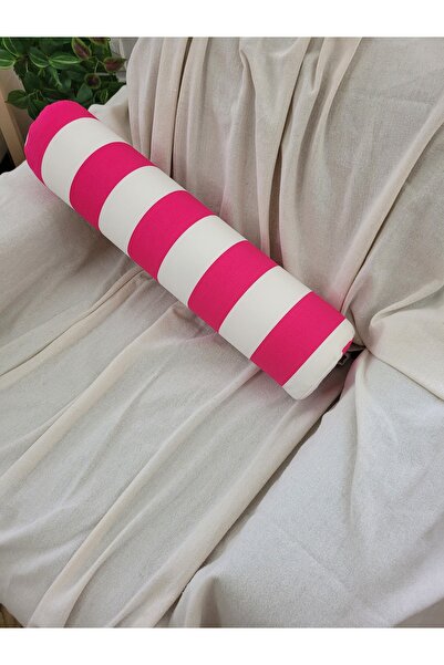 HMM DESİGN Keten Bolster Dekoratif Yastık, Fermuarlı Kılıf ,14 DNS CNC Kesim ...