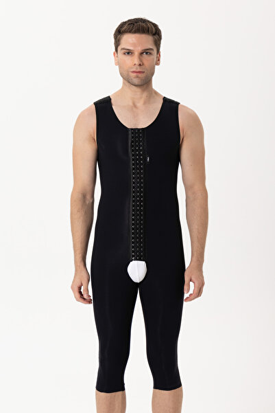 H&A Korse Liposuction Kopçalı Diz Altı Korse Erkek Jinekomasti Liposuction Am...