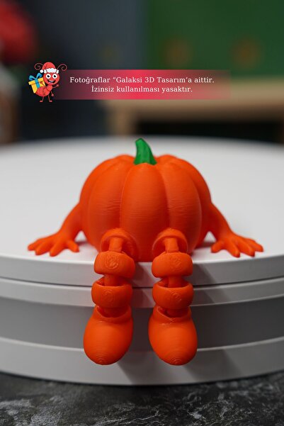 Galaksi 3D Bal Kabağı Dekoratif Figür | Sonbahar & Cadılar Bayramı Masa Üstü ...