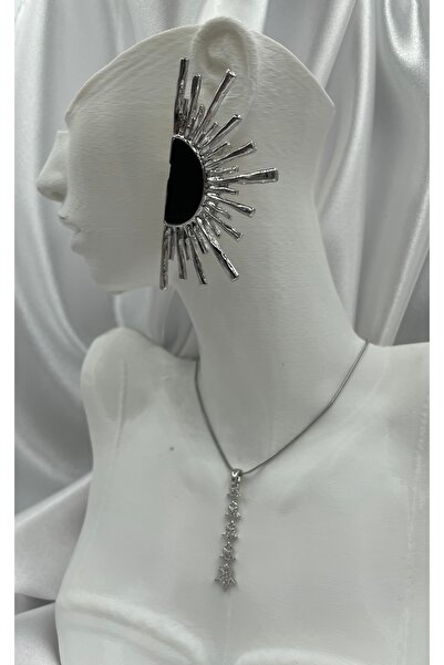 Çelik Yıldız Y Kolye