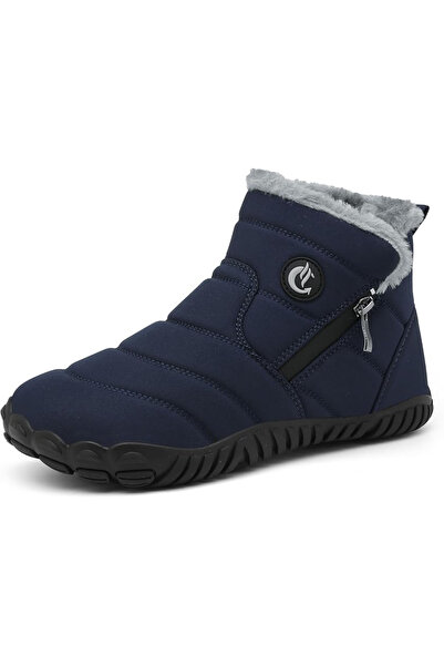 OEM Fur-lined winter boots for men/women, waterproof, lightweight, blue 46