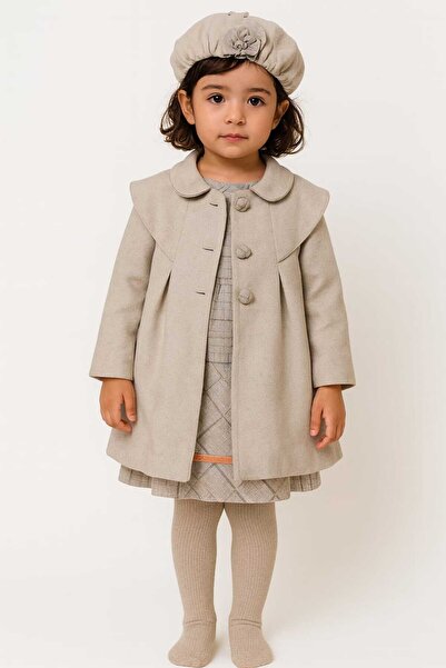 KATIA Stylish Coat & Dress Set for Little Princesses Aged 2-5 Years |   Hat Combination