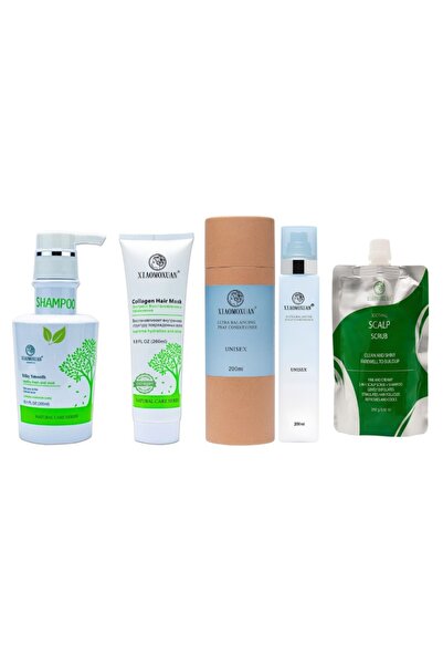 Xiaomoxuan Gift Set S1M260T2SCRUB - Tea Tree Shampoo 300ml + Collagen Mask 260ml + Ultra Spray