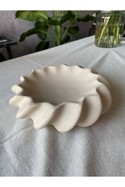 Kalya Concept Διακοσμητικό πιάτο παρουσίασης από κεραμικό με σχέδιο κισσού 25...