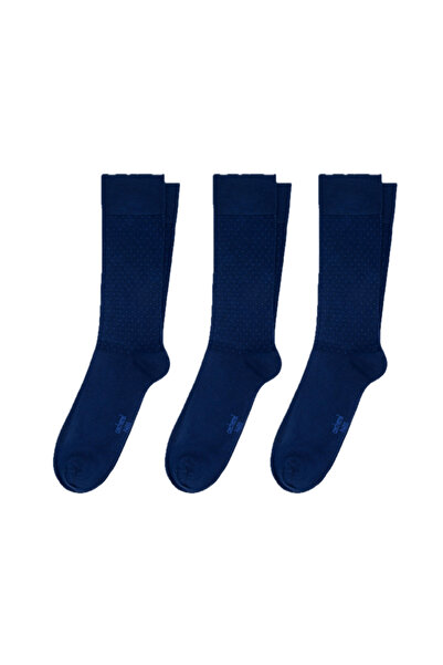 Cacharel 3-Piece Men's Dot Patterned Bamboo Socks