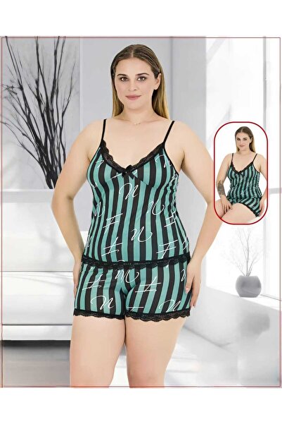 ZAVERA WOMAN Women's Plus Size Shorts Pajama Set - 100% Cotton - Full Stretch Fabric