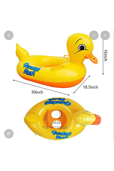 ŞAMPİYON TİCARET Çocuk simidi oturaklı ördek figürlü 0-5 yaş