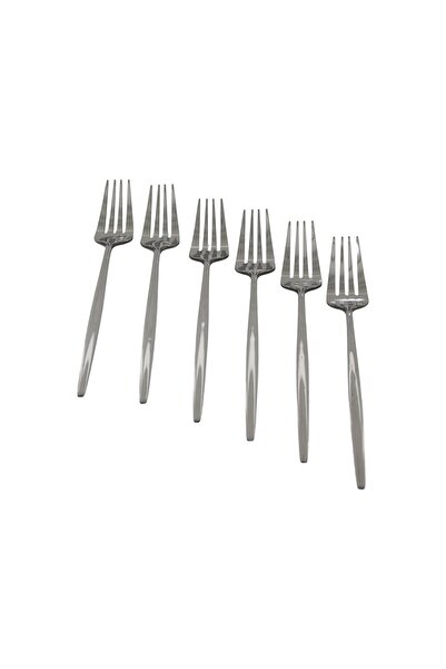 posy 6Pcs Metal Dinner Forks (5343)