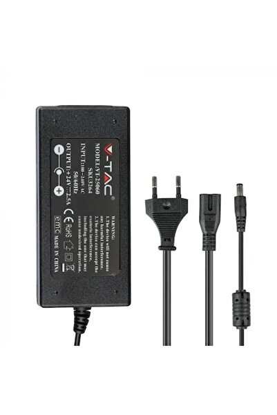 V-TAC Sursă de alimentare LED, 60W, 24V, 2.5A, IP44, Plastic