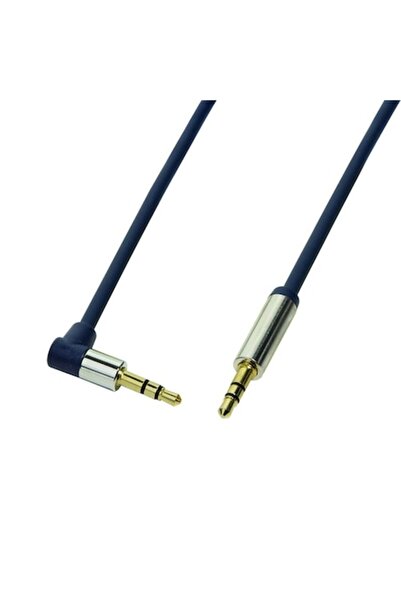 LogiLink cable, 2 x 3.5mm male jack, 0.5 m, Blue