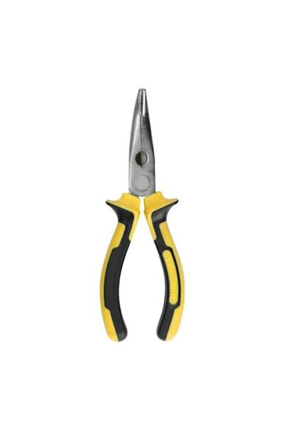 Toolland Clește cu vârf curbat 165 mm din oțel crom-vanadiu