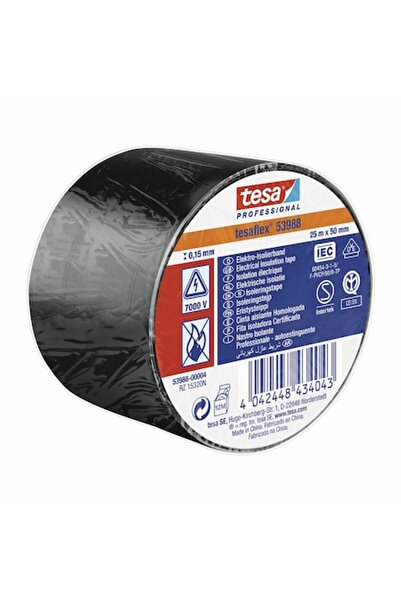 Tesa Bandă izolatoare neagră 50 mm 25 m