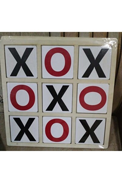 Generic OX Wooden Tic-Tac-Toe Game (Hollow)