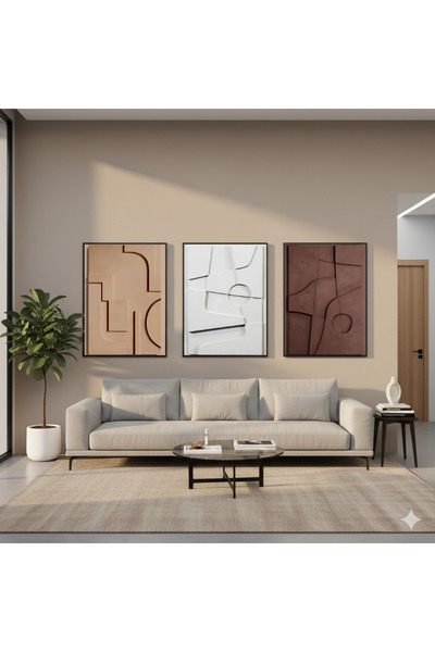 sayetablo Sionya 20 - Tablou abstract din sticlă, imprimat pe sticlă, cu ramă...