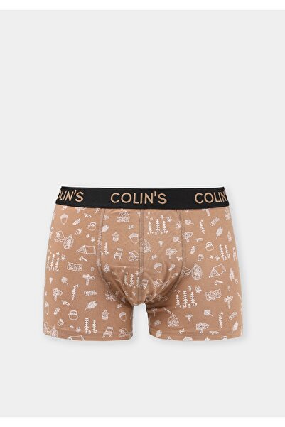 Colin's Modern Fit Printed Men's Green Boxers