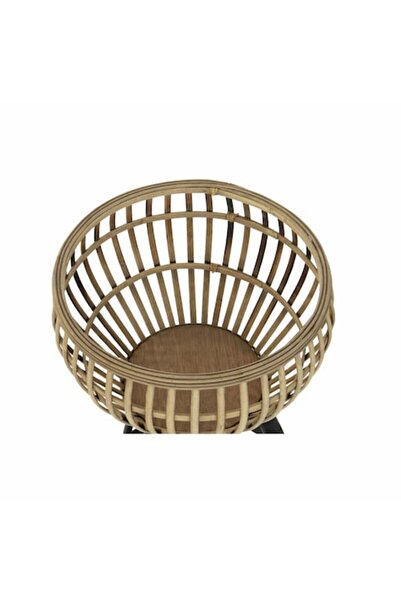 DKD Home Decor Set de 2 jardiniere Bali, metalice, 33x33x58cm și 41x41x68cm