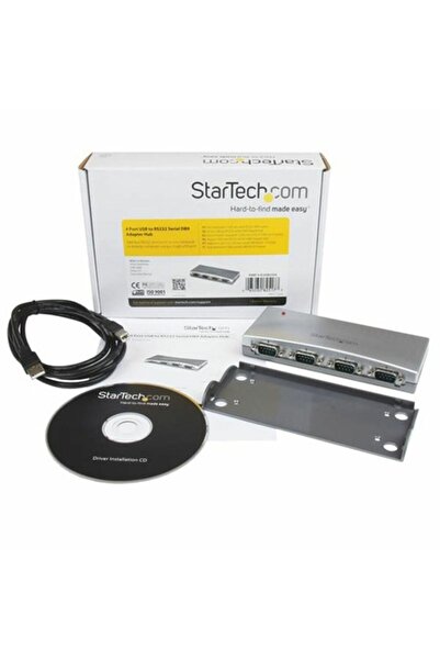 startech Adaptor ICUSB2324 USB la RS232, 4 porturi, Plug and Play