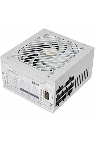 MARS GAMİNG Sursă de alimentare ATX MPB750SIMW, 750W, 80 Plus Bronze, Alb, 15cm
