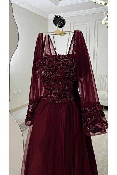 LAHFH فستان عودي سهره ساتر