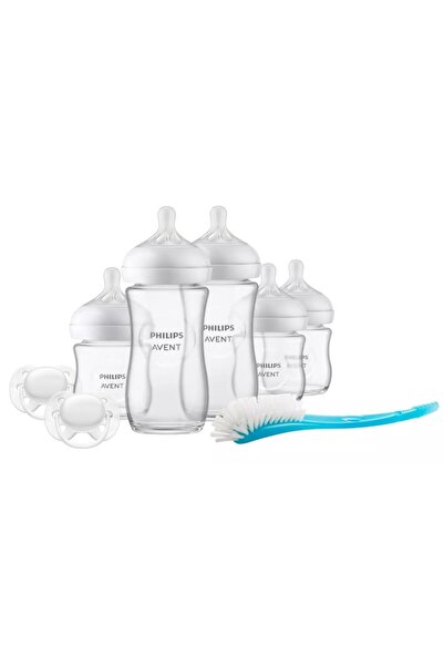 Philips Avent Set de bidonuri Response - 5 bidonuri, 1 perie pentru bidonuri, 2 perii ultra moi