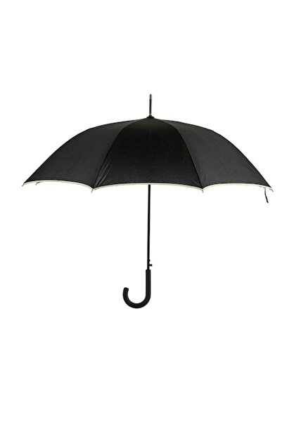 BigBuy Set de 12 umbrele, BigBuy, Metal, Negru/Crem, 95x95x86cm