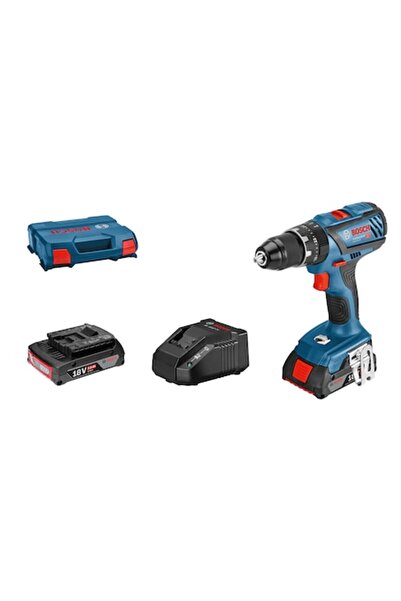 Bosch Mașină de găurit cu percuție fără fir GSB 18V-28, 2 baterii, încărcător...